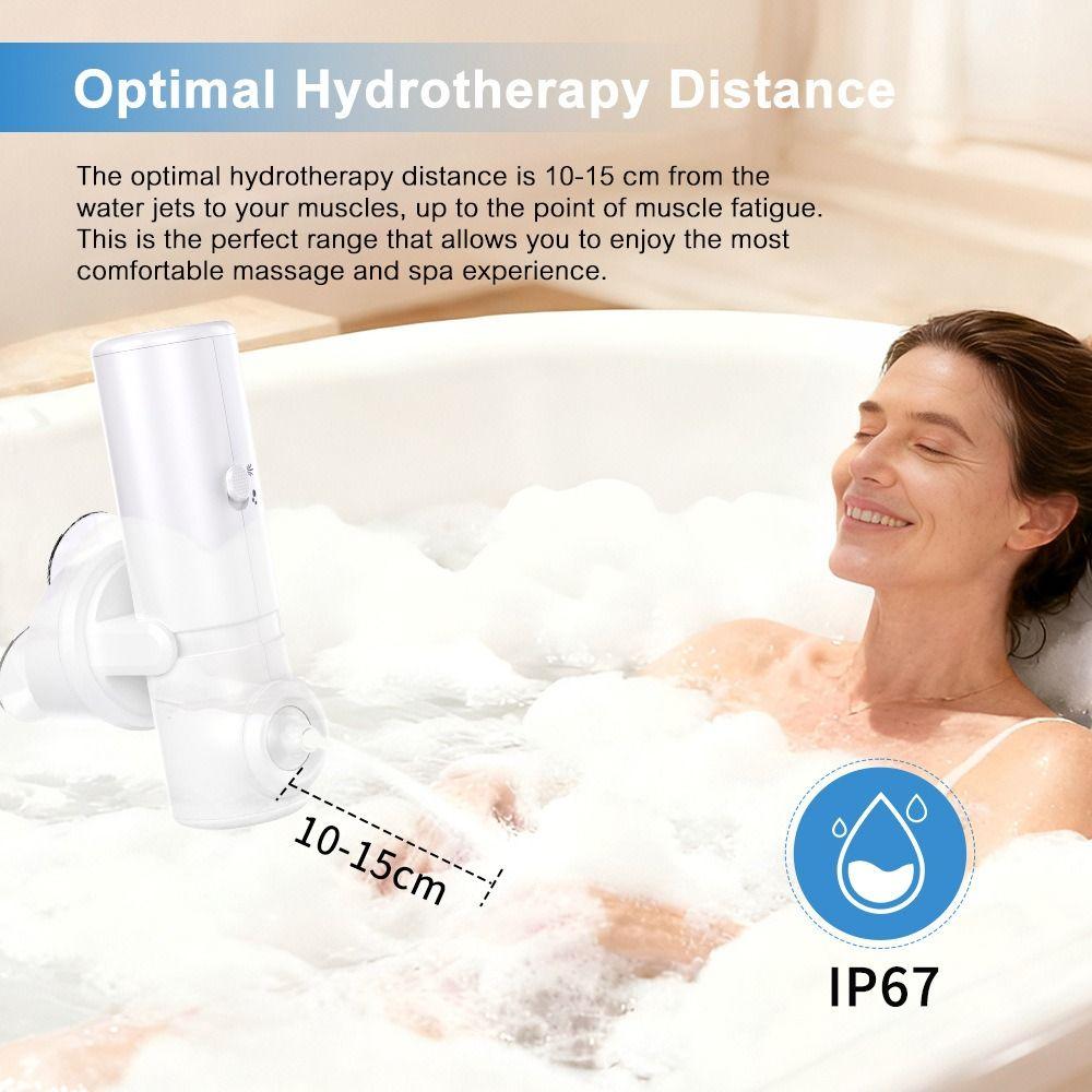 Wireless Bath Foam Machine Fully Automatic Bathtub Bubble Maker Hydrotherapy Machine Home Spa