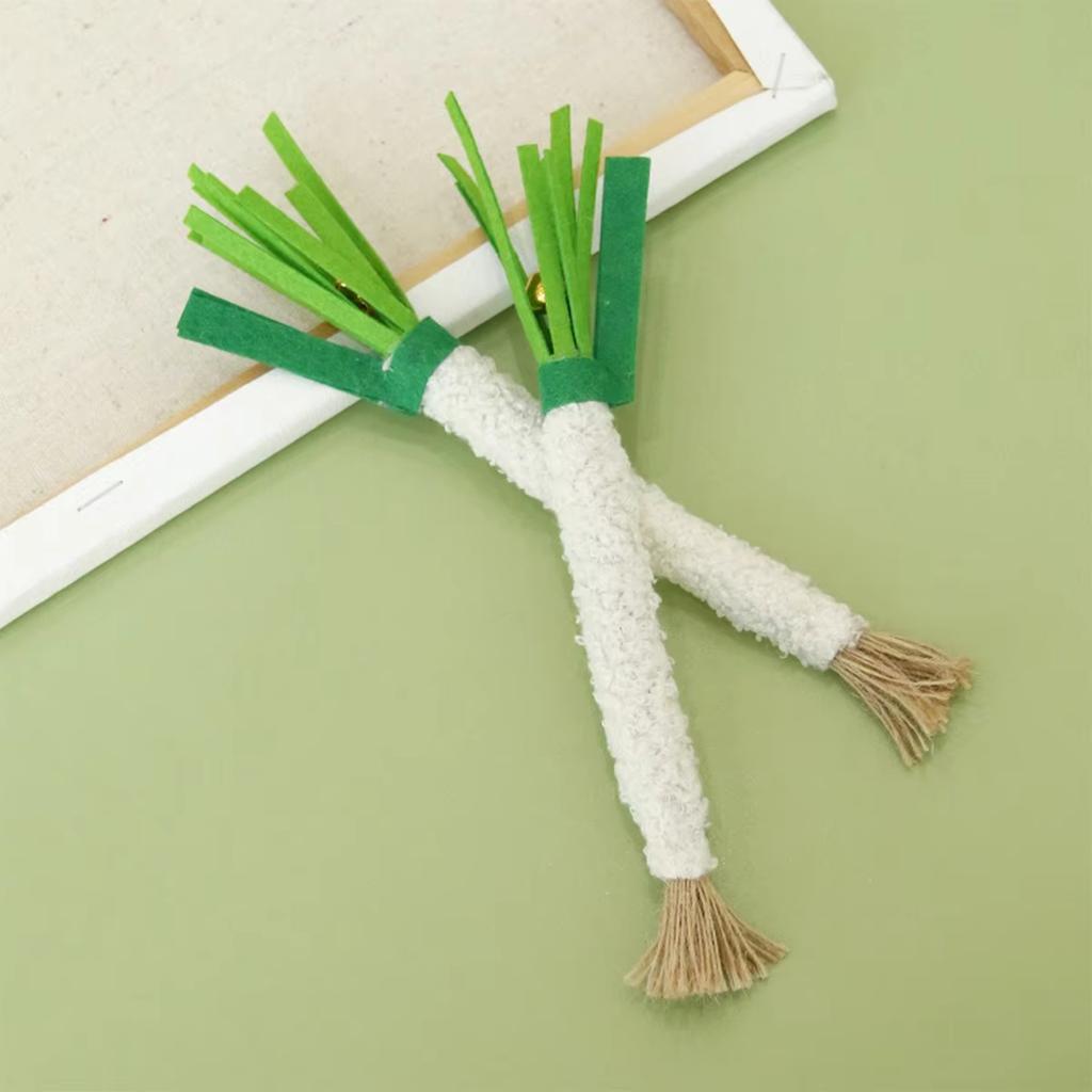 Eco-Friendly Cat Chew Toy 7g Matatabi Stick Felted Cat Mint Pillow Interactive Play Anxiety Relief with Jute Rope for Cat Play