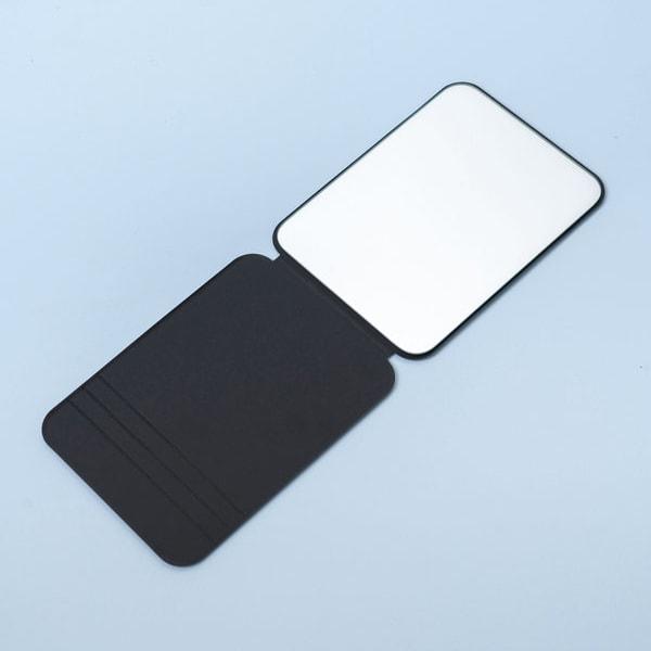Black Cover Stand Square Mirror Large
