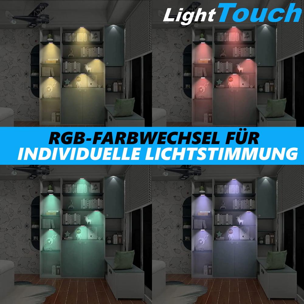 LightTouch RGB Cabinet Lights Color 5 Pieces Wireless LED Light Tap Click