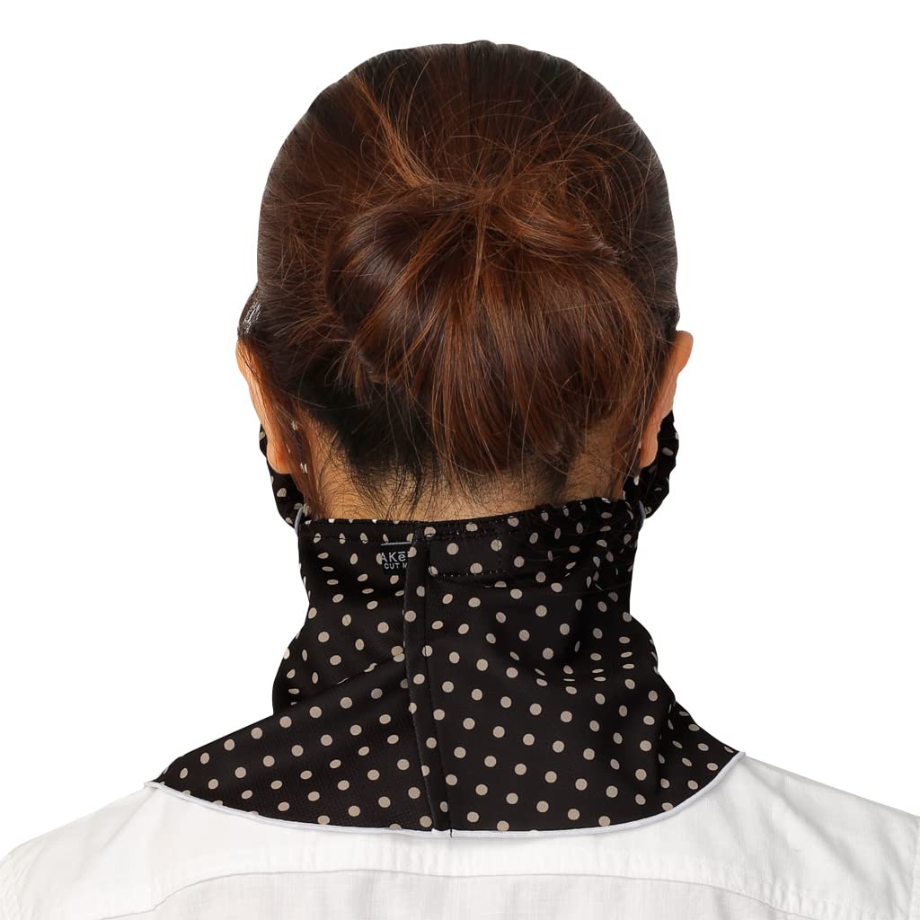 YAKeNU UV CUT MASK UV Ochrana Obličej Tečka YakeNU Prodyšný Kryt Obličeje 591 Kryt s Tečkami, (Suchý zip, Černý)
