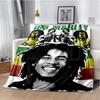 Bob Marley Music Throws Blanket for Kid Couch Sofa Travel Home Picnic Hiking Bed Beding Super Soft Flannel Blanket Birthday Gift