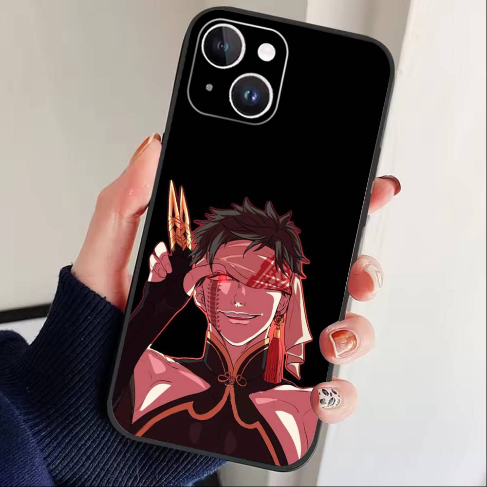 R-Record of Ragnarok Phone Case For iPhone17,16,15,14,13,12 Plus,Max Soft Silicone Black Cover