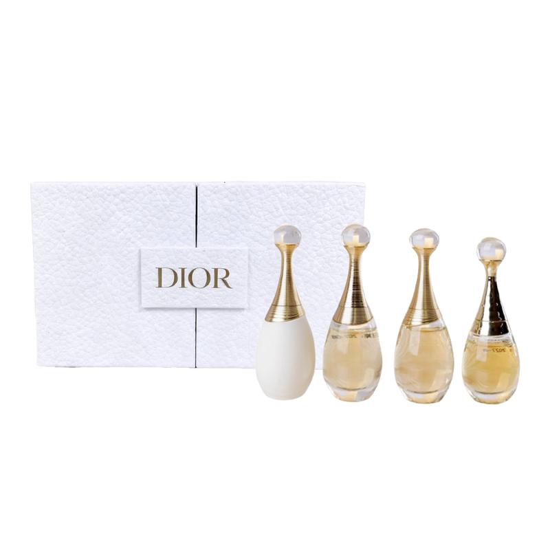 DIOR True Self Discovery Gift Box EDP Peach Jasmine Tuberose Vanilla 5ml*3+3.5ml Floral Fragrance белый