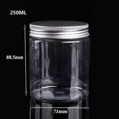 30-250ML Öl Wachs Aufbewahrungsflasche Blechtopf Leeres Glas Aluminiumkappe Behälter