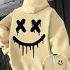 New 2026 Fall/Winter unisex hoodies featuring cheerful smiley face prints and a fun, relaxed fit, leading the hip-hop trend.