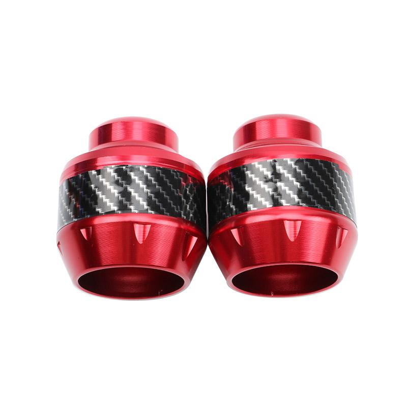 2Pcs Aluminum Alloy Motorcycle Crash Protector Scooter Wheel Front Fork Frame Falling Protection Pads Sliders Moto Exterior