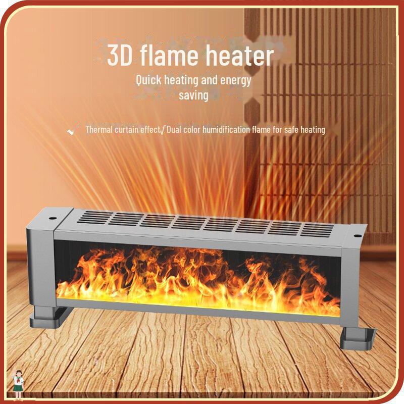 Popular Energy-Saving Voice-Control Skirting Board Heater: Fast-Heating Electric Floor Heater for Home
