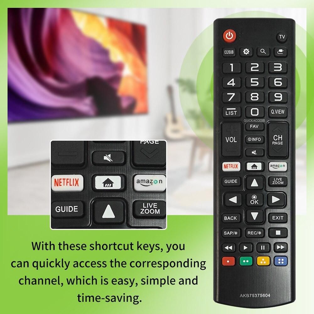 NY AKB75375604 Fjernkontroll Passer til LG SMART TV 43UK6300PUE 32LK610BPUA 49UK6300PUE 55UK6300PUE