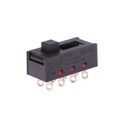 Dse-2310 Pointed Pins 8 Feets 3 Files 8A250V Toggle Switch Black Slide Switch For Hair Dryer Parts