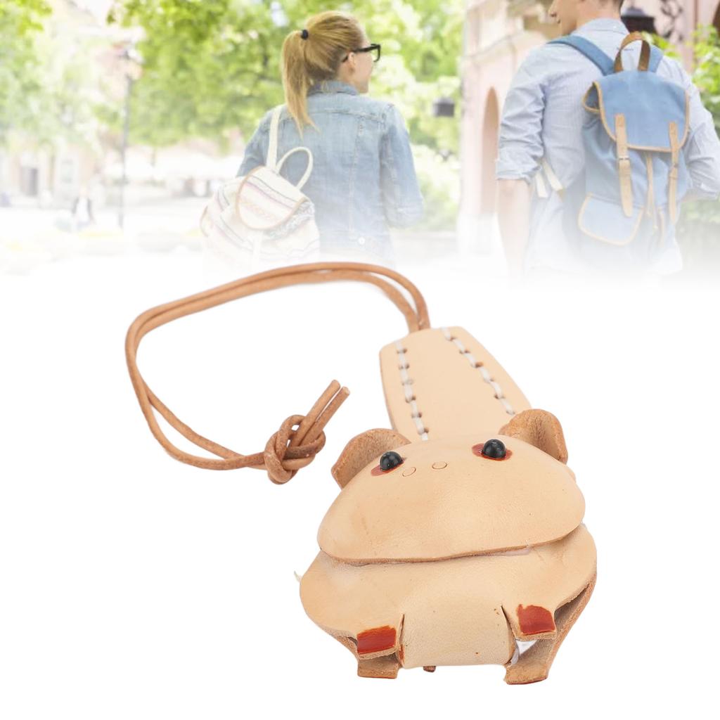 Animal Leather Keychain Lifelike   Multifuncitonal Animal Leather Pendant for Handbag Wallet Backpack