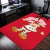 Straw-berry Friends Rug Office Carpet Non-Slip Mat, Chair Rug Floor Covering for Gaming, Bedroom, Living Room , Home Decor Christmas Gift