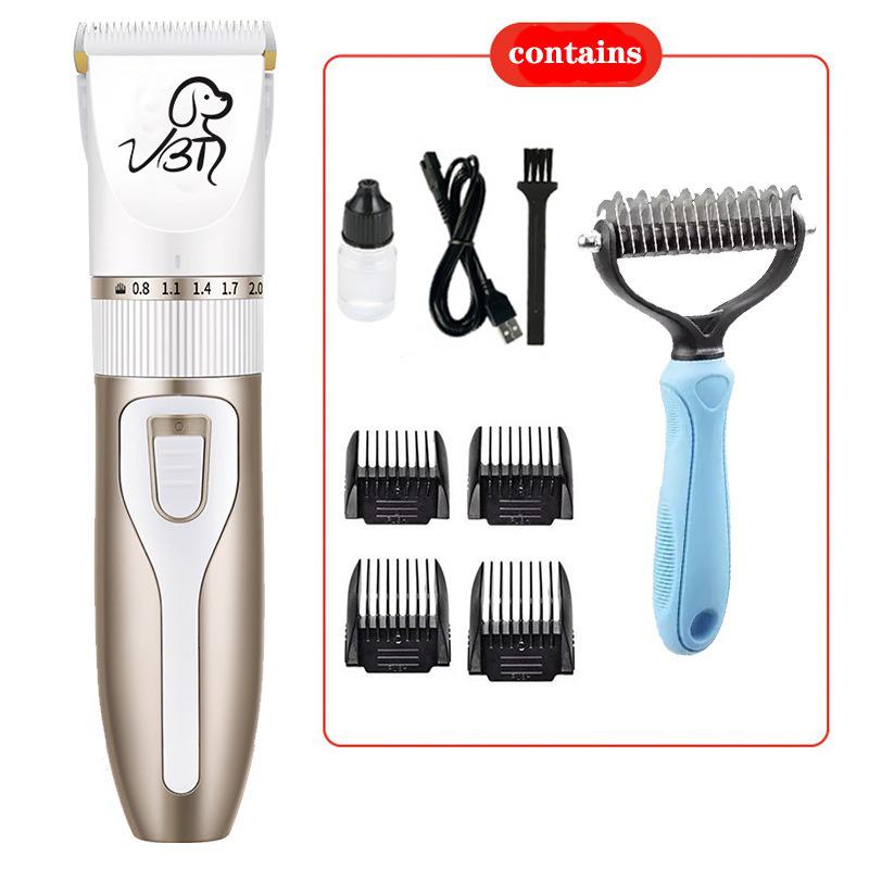 Pet Grooming Electric Clipper Set for Dogs and Cats