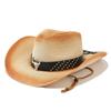 Popular European and American Western Cowboy Straw Hat Men's and Women's Fashion Shade Straw Hat Outdoor Western Cowboy Hat