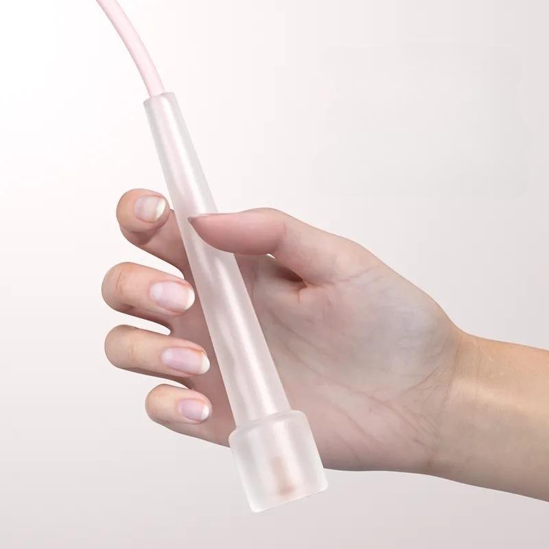 Transparent Skipping Rope Ultra-Light Speed Rope for Kids ABS Mini Handle with Lock Clip Physics-Enhanced Jump Efficiency