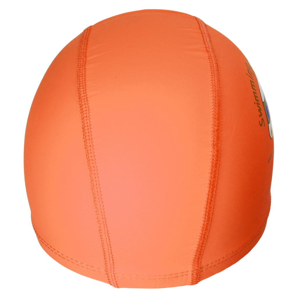 Aqua-Sport Czepek Pu Junior Dolphin Swim Cap Orange As95072