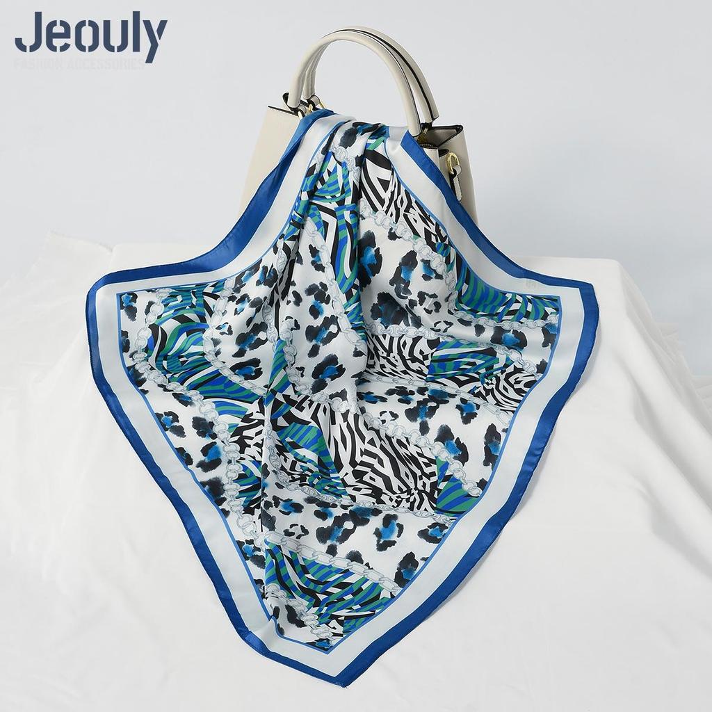 Cross-Border 70cm Silk Cashew Print Scarf - Autumn/Winter Women's Fashion Headscarf