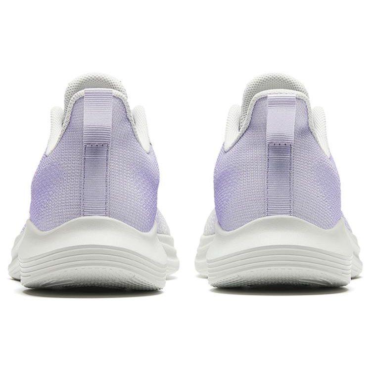 Anta Slip Resistant Abrasion Resistant Slip Resistant Abrasion Resistant Low top Running Shoes Women's White Purple 922335503-5