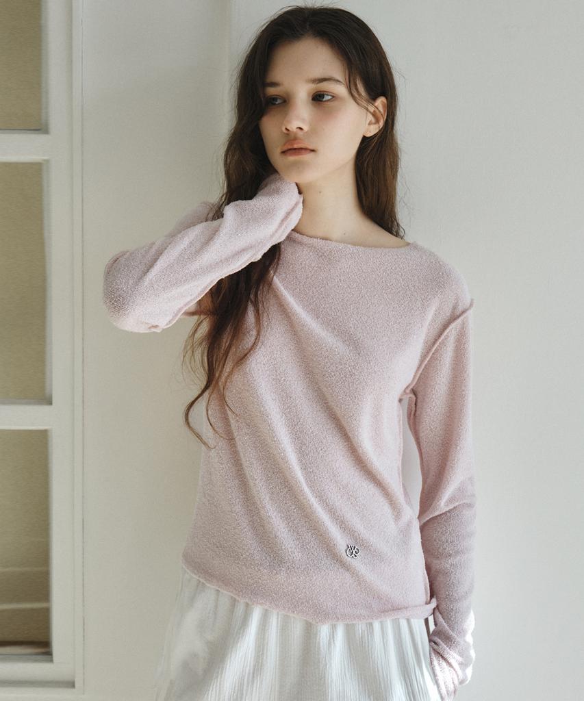 Wednesday Oasis For Woman Misty Boat Neck Knit_Pink(W26Tp03)