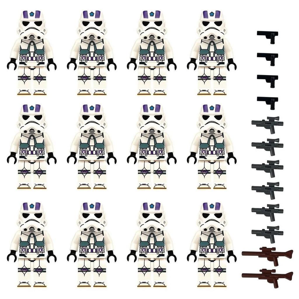 Corps Commando Black Warrior Minifigur Montage Baustein Spielzeug Junge