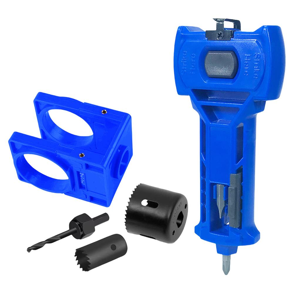 Door Latch Installation Kit Door Latch Mortise Tool Door Lock Hole Saw Set for Accurate Chiseling and Scoring
