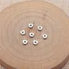Square Round Mini Spacer Beads Metal Loose Beads For Thin Chain Bracelet Necklace DIY Jewelry Making Supplies For