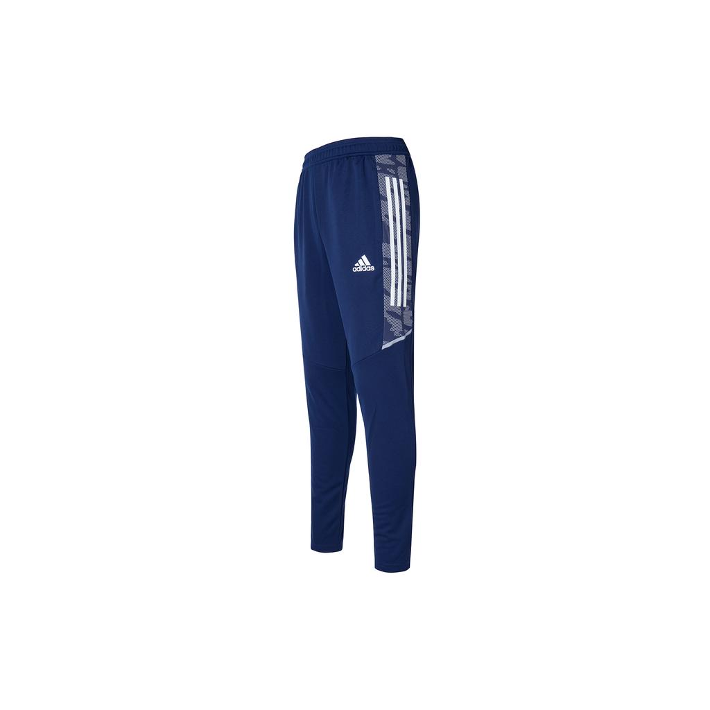 New Adidas Knitted Sports Pants Men's Blue GE5416