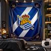 Wall Hanging Tapestry Real Sociedad FC Print Cloth for Living Room Bedroom Home Decor