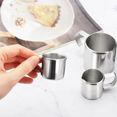 Stainless Steel Milk Frothing Jug Coffee Cream Frothing Pitcher Cup Latte Art Spout Durable Coffee Latte Spout Pitcher Durable