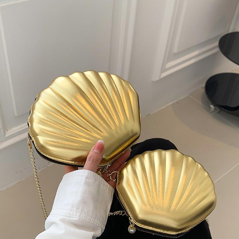 Elegant Shell-shaped Handbag For Women In Vibrant Colors Perfect For Daily Wear