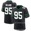 Pánský vintage fotbalový dres - New York Jets 95 Quinnen Williams Černý S-XXXL Všechny