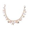 Versatile Seashells Starfish Key Ring Accessory Elegant Bag Pendant Lightweight Decoration For Handbags Or Keys