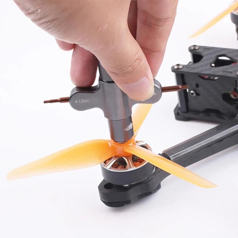 Aluminum Alloy Ratchet Wrench Spanner for Precise Hexagonal Screw Socket Adaptation Installation Removal in DIY Projects