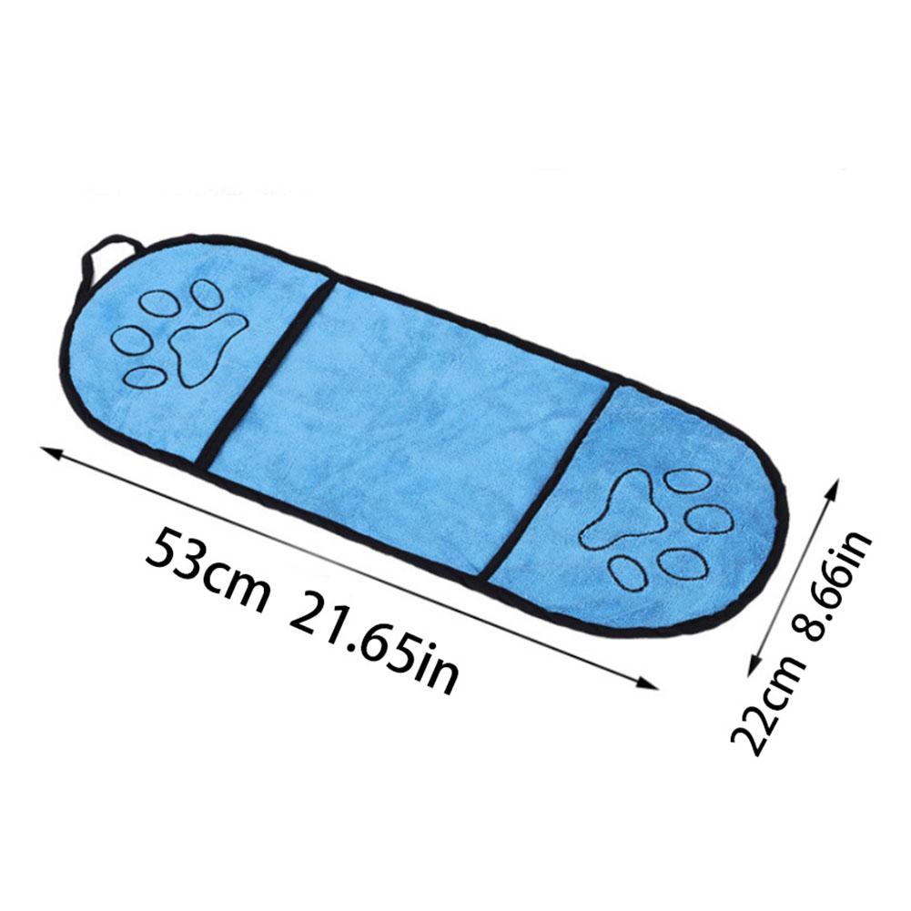 Super Absorbent Pet Bath Towel Quick-drying Cat Towels Convenient Soft Bath Robe Dry Pet Cleaning Washcloth Bath Robe Towel