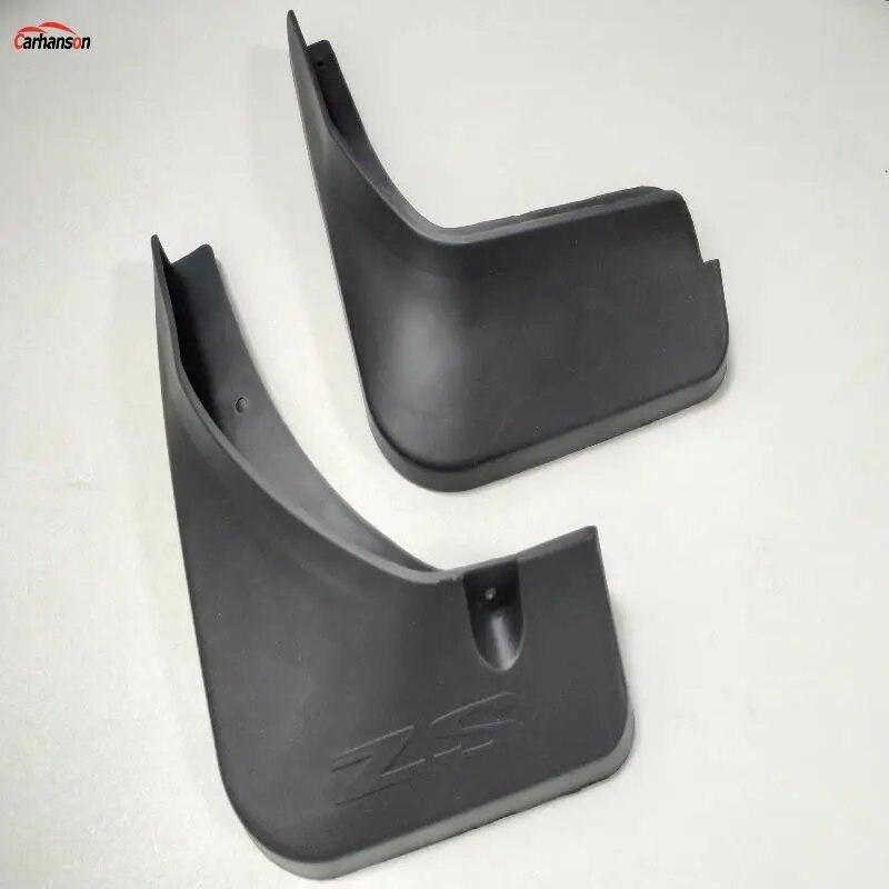 For Car Styling MG ZS 2017  Accessories Mud Flaps Flap Splash Guard Front Rear Mudguards Fender Car-styling Black 4pcs/set
