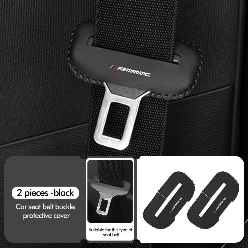 1/2/5pcs Auto Leather Belt Buckle Protector Durable Guard Cover For BMW E93 F10 F20 F30 F40 F15 F25 F26 F31 F49 F86 M3 M5 X3 E90