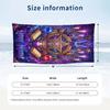 Witchcraft Theme Beach Towel Personalized Custom Name & Text Soft Quick Dry Beach Towel for Swimming Travel