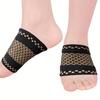 1 Pair Compression Copper Arch Support for Men Women 2 Half Socks Sleeve Compression Brace Arch Support Braces for Flat Feet