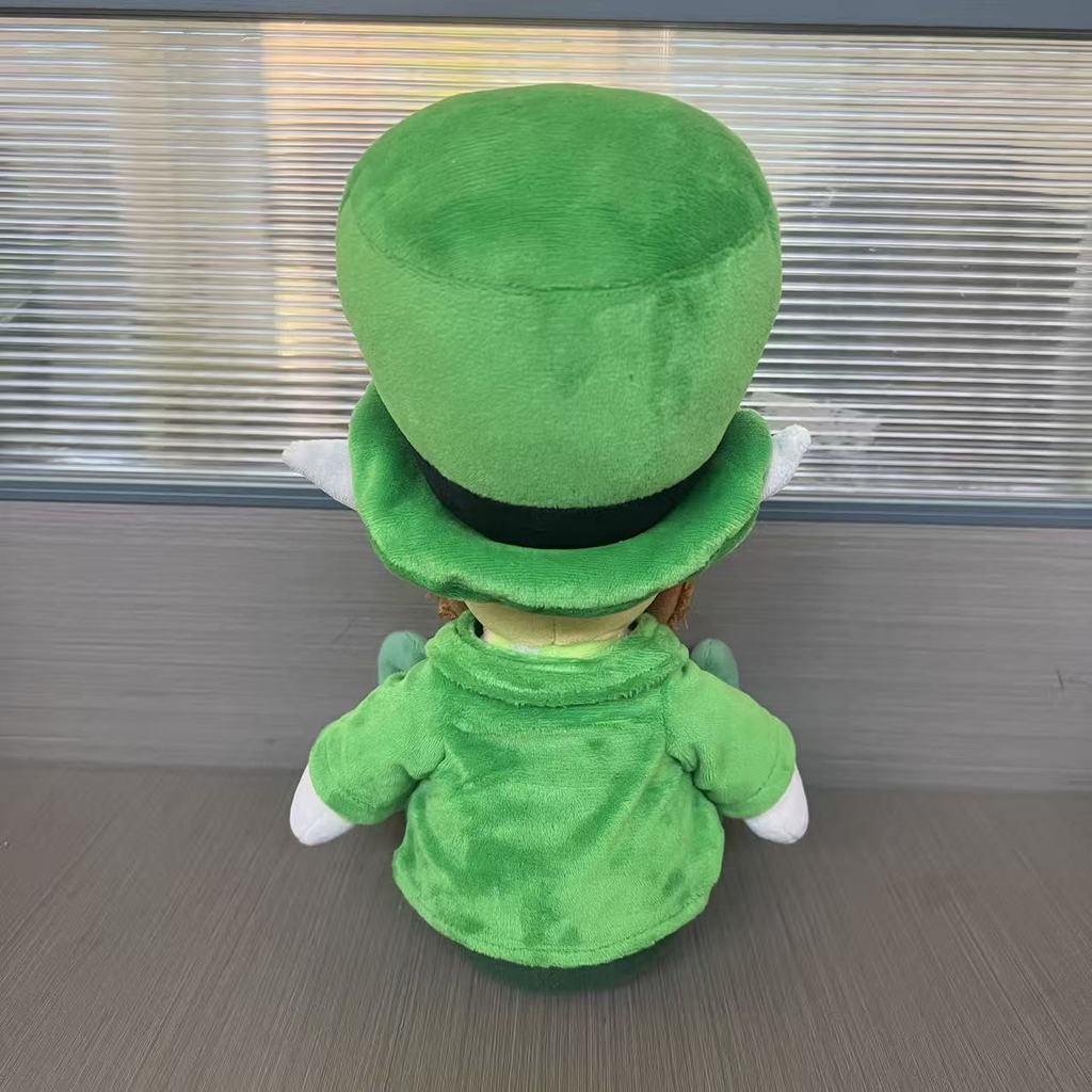 Patricks Day Plush Doll With Green Hat Soft Toy For Holiday Decor And Gift