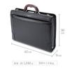 [Japanese Bag] Toyooka-made, Artisan-crafted Dulles Bag, B4 Size, Premium Natural Wood Business Bag, Made In Japan, 42cm Wide, Black