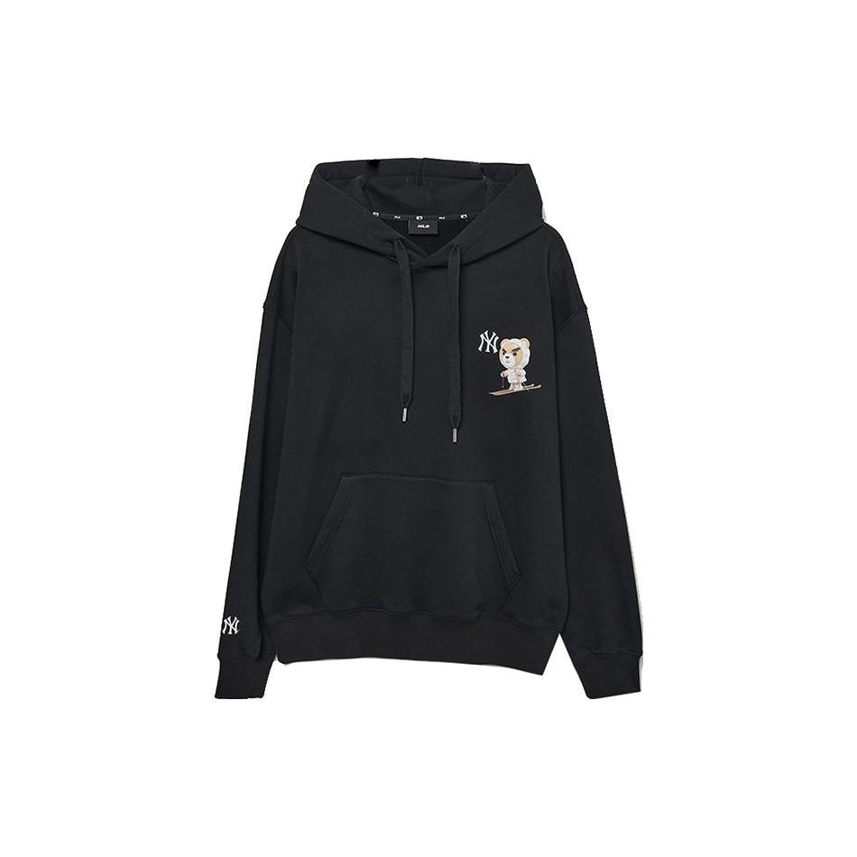 MLB New York Yankees Sweatshirts Unisex Black Hooded Moderate Regular 3AHDE0136-50BKS M