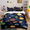 Planets, Stars, Suns, UFOs. Bedding Sets Duvet Cover Sets Duvet Covers Pillowcases(1 * Duvet Cover 2 * Pillowcases Without Duvet Insert)