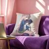 Cartoon Anime HHappy Sugar Life Manga Pillow Case Square DoubleSided Sofa Cushion Cover Bedroom Bedside Pillow