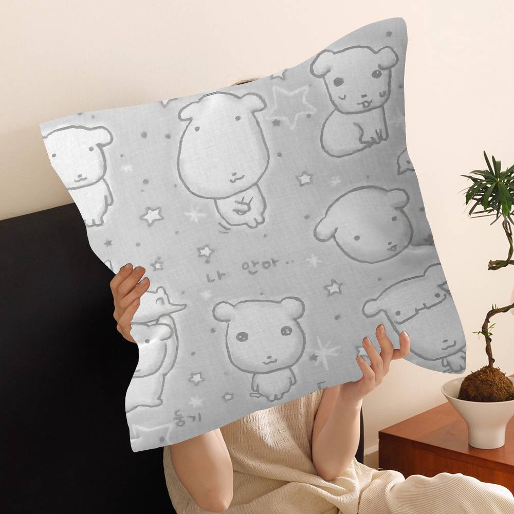 G-Ganadi Pillow Cushion Cover Pillowcase Living Room Sofa Home Decor Customized