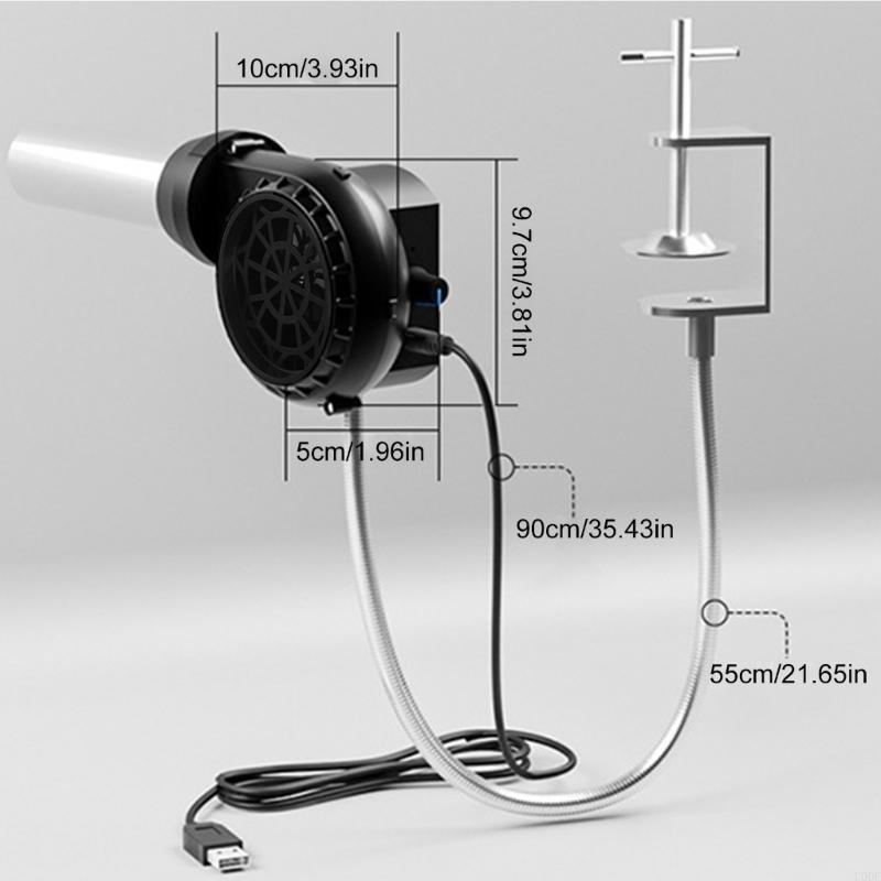   BBQ Blower USB Rechargeable Electric Fan for Outdoor Grill Camping