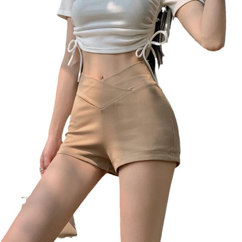 

V-Waist Black Dance & Fitness Low-Waist Shorts - Women s Summer Sporty, Casual, Sexy Fit Small