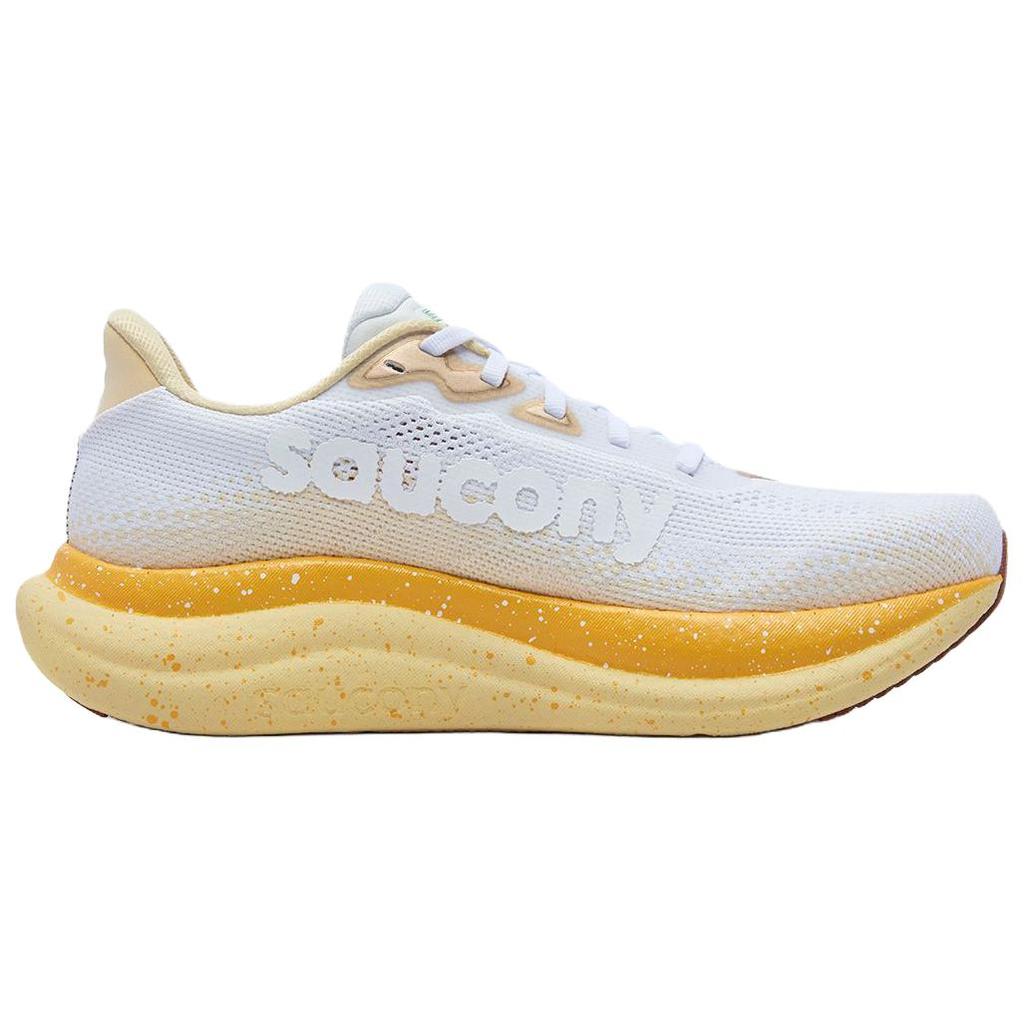 Saucony Triumph Victory 23 Training City Commuting Running Shoes Unisex White Yellow S31023-562
