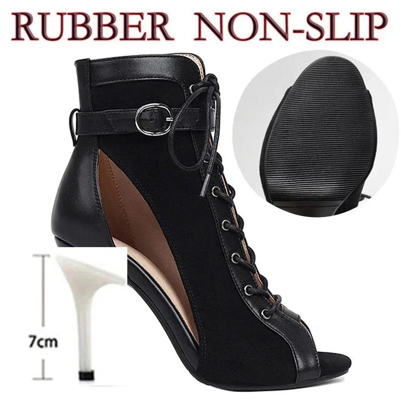 Syflyno 2024 Novos Saltos Altos Sensuais Femininos Macios Sapatos de Dança Jazz Femininos Dança Latina Ao Ar Livre Sapatos de Salto Alto Sensuais Plus Size