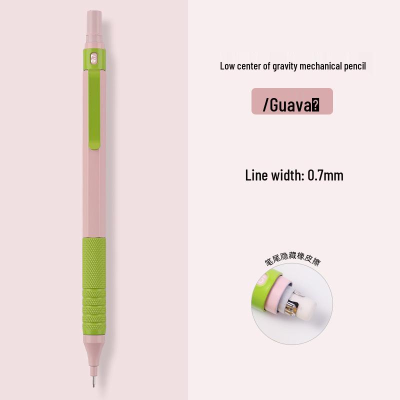 Professional Metal Mechanical Pencil, 0.5/0.7mm, Low Center Gravity, Weighted Feel, Continuous Lead Feed for Drawing & Painting.