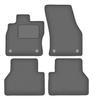 Velour Graphite Car Mats For: Volkswagen Caddy IV Kombivan (2020-)